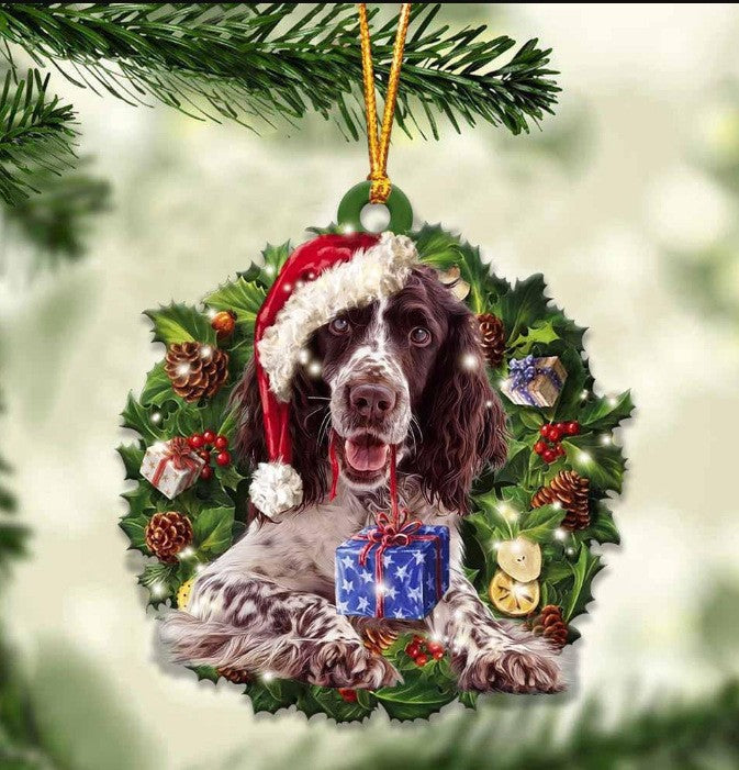Christmas Dog Ornament